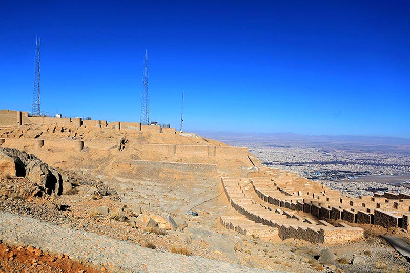 «قلعه ساسانی شاه دژ» در اصفهان