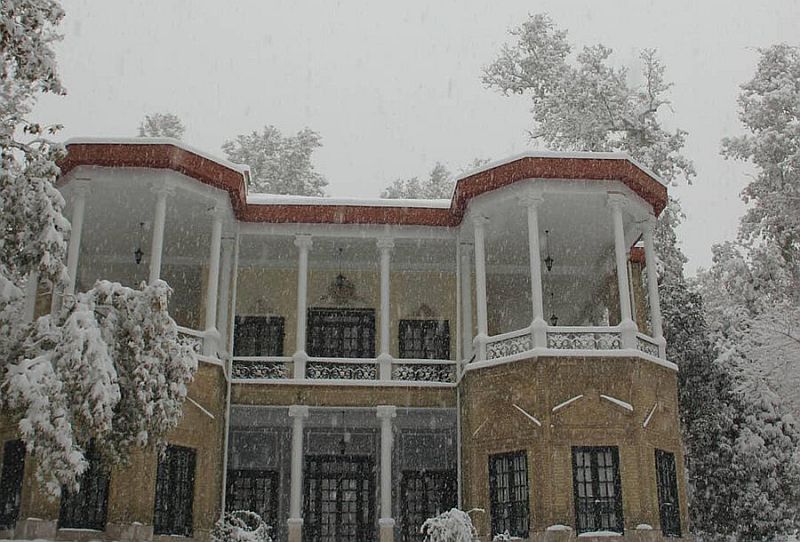 چهره برفی کاخ سعد آباد