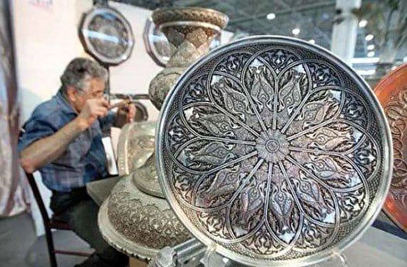 سرای هنر قلمزنی فلاحتی در اصفهان | هنر قلمزنی اصفهان